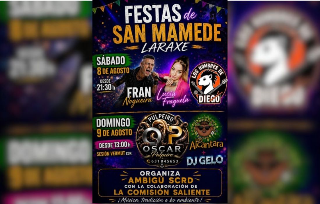 CABANA festas san mamede laraxe