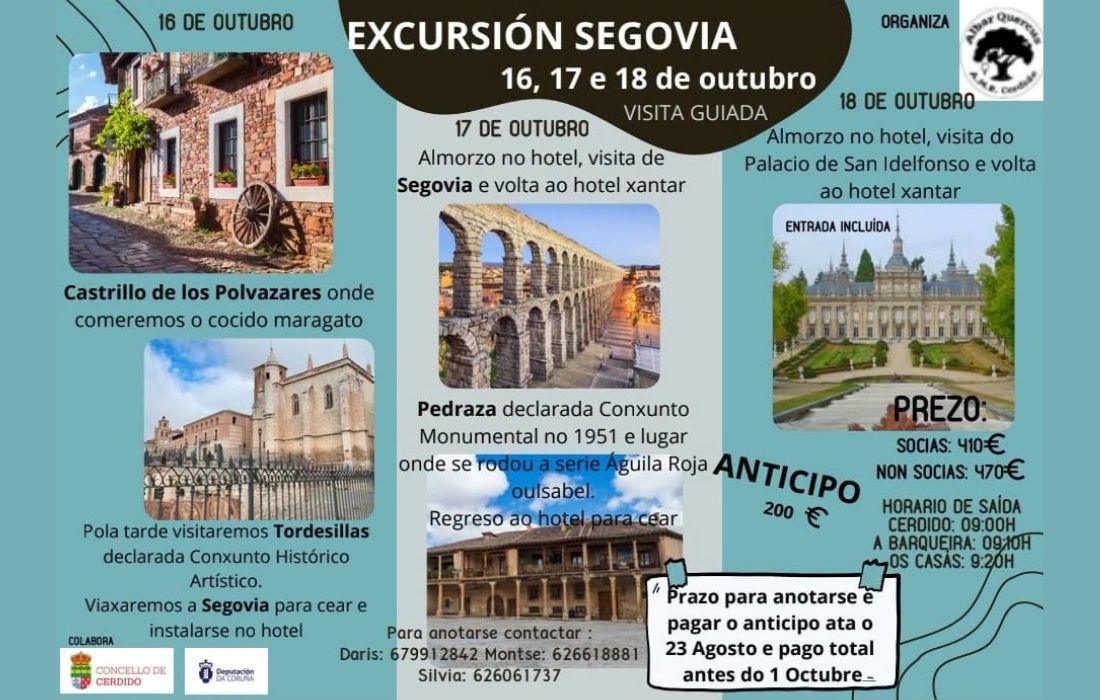 CERDIDO excursion segovia