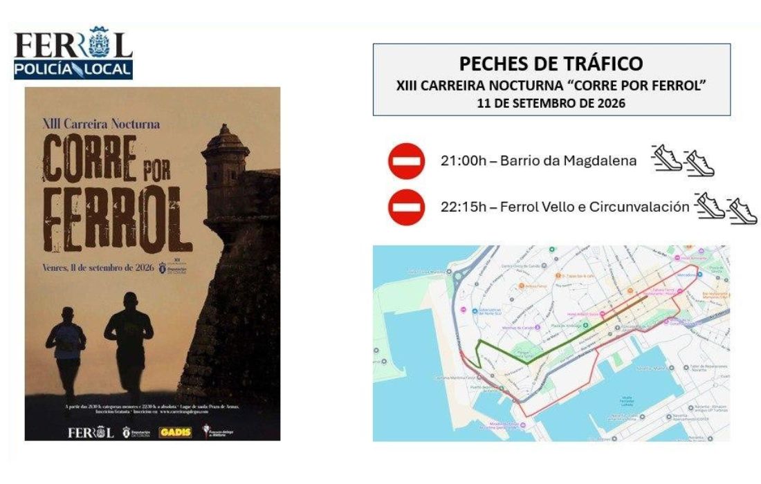 FERROL carreira nocturna