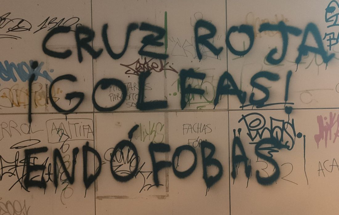 FERROL pintadas cruz vermella