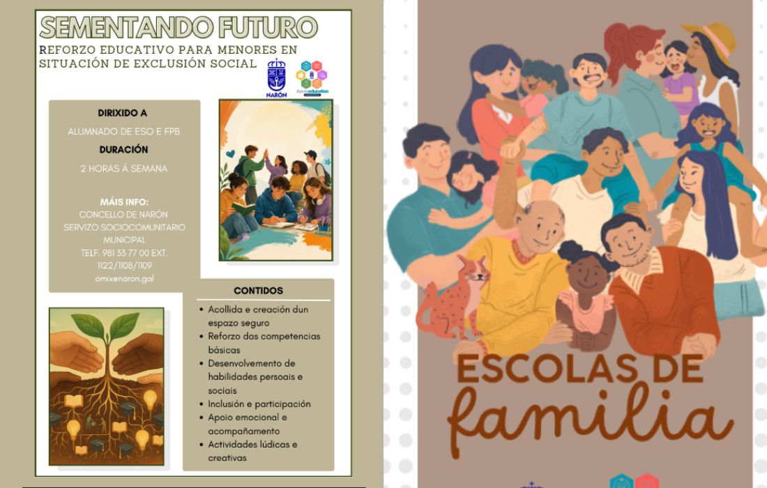 NARÓN inciativas familias
