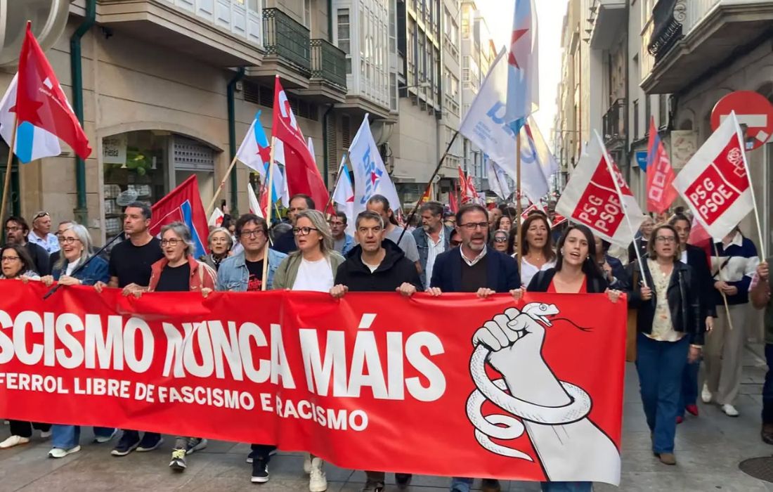 FERROL manifestacion antifascismo